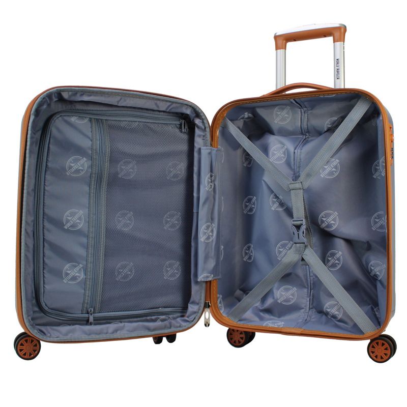 World Traveler Classique 2-Piece Lightweight Spinner Luggage Set - Rose Gold, 5 of 9