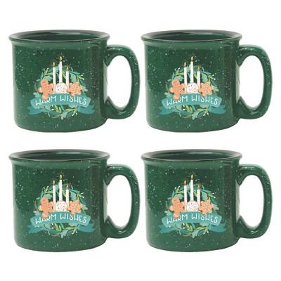 Courtside Market Lets Get Merry VII Cozy Mug 4 Piece Set