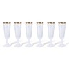6ct Disposable Champagne Flutes - Bullseye's Playground™ - 2 of 3