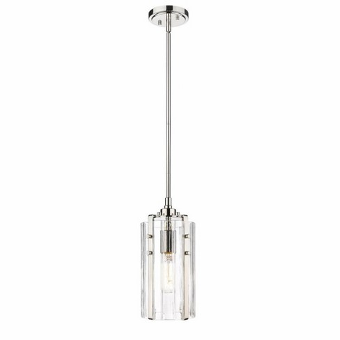 Z-lite Alverton 1 - Light Pendant In Polished Nickel : Target