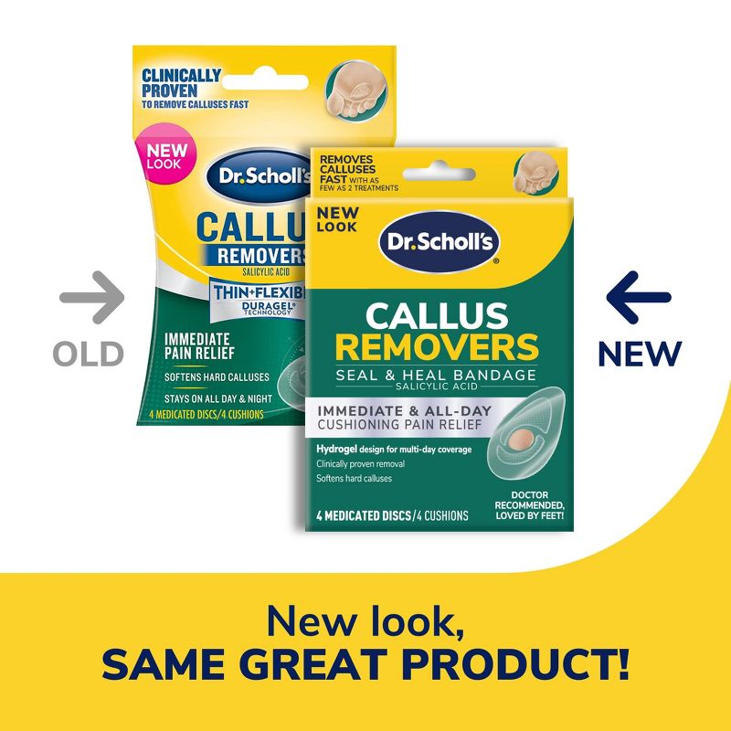 Dr. Scholl&#39;s Callus Removers Seal &#38; Heal Bandage with Hydrogel Technology - 4ct, 3 of 12