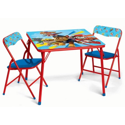 PAW Patrol Activity Table Set with 2 Kids' Chairs