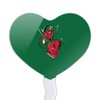 Mississippi Valley State University Primary Logo Heart Love Cupcake Picks Toppers Decoration Set of 6 - 2 of 4