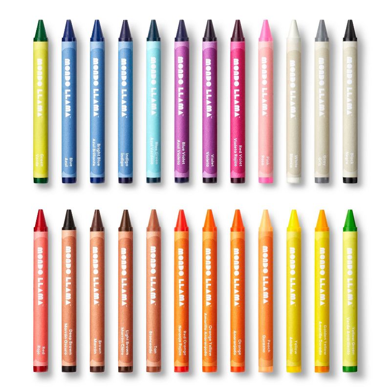 24ct Crayons Classic Colors - Mondo Llama&#8482;, 3 of 10