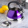 Mr. Coffee Flintshire 1.75 Quart Whistling Stovetop Tea Kettle in Purple - 2 of 4