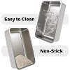 Ridstar Medium Stainless Steel Cat Litter Box for Cats & Rabbits-Silver - 3 of 4