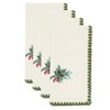 Saro Lifestyle Holly Napkin (Set of 4), 18", Green - 2 of 4