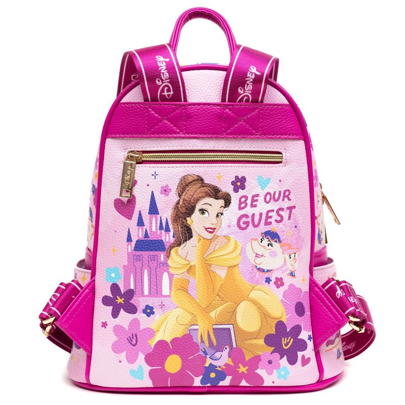 Beauty & The Beast - Belle WondaPop 11" Vegan Leather Fashion Mini Backpack, 2 of 7