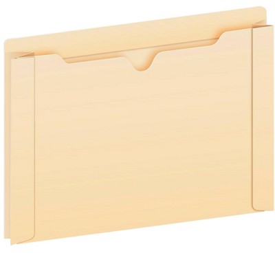 Pendaflex Smart Shield File Jacket, Letter Size, 2 Inch Expansion, Manila, Pack of 50