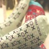 Hugs and Kisses (xoxo) Love Patterned Office Socks from the Sock Panda (Men's Sizes Adult Large) - image 2 of 4