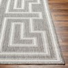 Mark & Day Sylvia 2'7"x7'3" Runner Woven Indoor and Outdoor Area Rugs Dark Gray/Ivory - 2 of 4