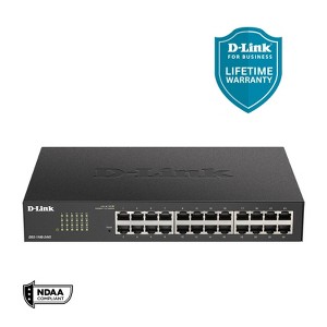 D-Link 24-Port Gigabit Smart Managed Switch NDAA Compliant (DGS-1100-24V2) - 1 of 4