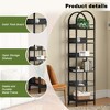 Kumasinova Narrow Bookshelf,Modern 6-Tier Open Storage Shelves Bookcase for Living Room,Bedroom,Office - 4 of 4