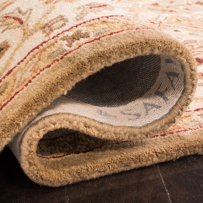 Persian Legend Blue and Gold Hand-Tufted Wool Runner Rug