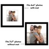 Americanflat 2 Pack of Picture Frames with Mat - Plexiglass Cover - 4 of 4