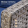 XIZZI OUTDOOR SWIVEL ROCKER SETS: 3-PC Rocker + Modular Sofa & Fire Pit Options - All-Weather Fabric, 8 Color Choices for Patio, Garden, Poolside - 3 of 4