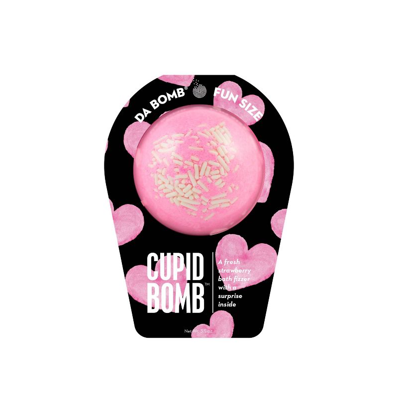 Da Bomb Bath Fizzers Strawberry Cupid Bath Bomb - 3.5oz, 1 of 7