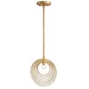 Crystorama Lighting Doral 1 - Light Pendant in  Renaissance Gold - 4 of 4