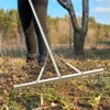 VEVOR Landscape Rake, 36" Head Aluminum Landscape Rake, Lake Weed Rake with 75" Long Handle, for Loosening Soil, Lawn Care, Weeding Lake, Garden - 2 of 4