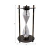 Modern Metal and Glass Hourglass Timer with Aluminum Frame and Built-In Compass - Elegant Decorative Accent Piece - 3 of 4