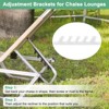 Unique Bargains 5 Position Chaise Lounge Reclining Adjustment Brackets - 4 of 4