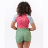 Daisy Patch Retro Rash Guard One-Piece - 4 of 4