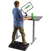 Single Monitor Arm Desk Mount Black Computer Monitor Arm Mount with 2 USB Ports Uncaged Ergonomics - 3 of 4