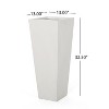 Maggift Planters Three-Dimensional Diamond Flower Pot with Outdoor and Indoor, Garden Decor, Decorative Plant Pots, Balcony, White 35.5"*16.75"*16.5" - image 2 of 4