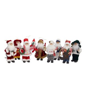 Season's Designs Christmas 9" Novelty Santa 8 Asst - 1 of 1