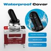 Itopfox Waterproof Toggle Switch, HeavyDuty ON/Off 2Pin SPST with Waterproof Cap and Terminals for Auto Car Boats - 2Pack - 4 of 4