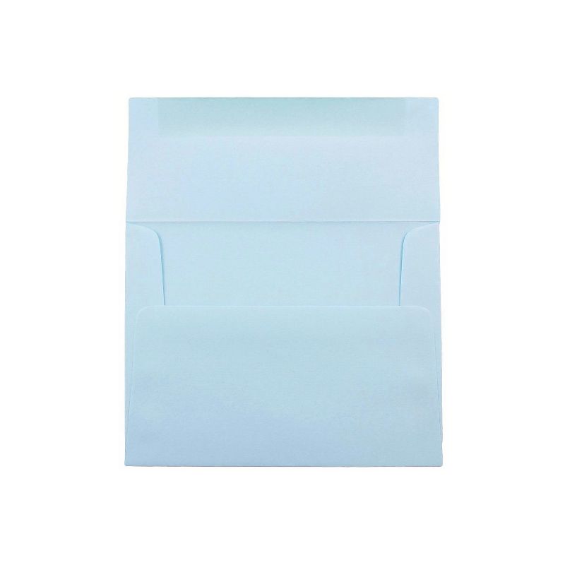 JAM Paper A2 Invitation Envelopes 4.375 x 5.75 Baby Blue 155624I, 2 of 5