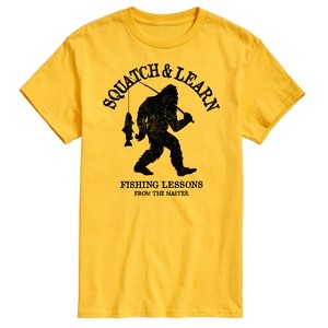 Men's - Instant Message - Squatch And Learn Short Sleeve Graphic T-Shirt - 1 of 4