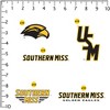 University Of Southern Mississippi Spirit Logos 50Ct Sticker Pack Miscellaneous 50 Ct. Sticker Pack - 2 of 4