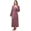 Arus , Women's Meridian Regular Style Hooded Mid-Calf 100% Turkish Cotton Robe - image 3 of 3