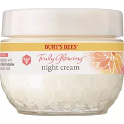 Burt's Bees Truly Glowing Night Cream for Dry Skin - 1.8oz