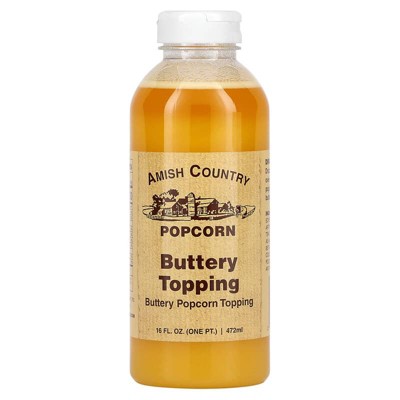 Amish Country Popcorn, Buttery Popcorn Topping, 16 fl oz