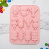 Unique Bargains Chocolate Mould 11-Cavity Seafood BBQ Candy Mould Hand Wash 6.93"x5.28"x0.59" 1 Pc - 2 of 4