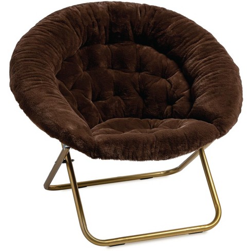 Faux fur saucer chair target 2025