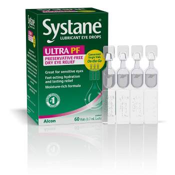 Systane Ultra Lubricant Eye Drops Vials - 60ct