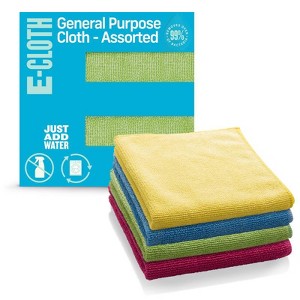 E-Cloth - Microfiber - Cleaning Cloth - 12.5 - 4 Pack - Case of 5 - 1 of 1
