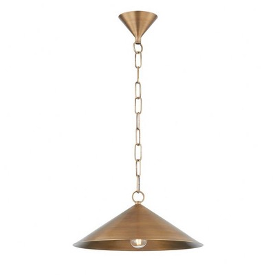 Troy Lighting Midvale 1 - Light Pendant in  Patina Brass