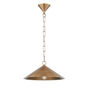 Troy Lighting Midvale 1 - Light Pendant in  Patina Brass - 1 of 1