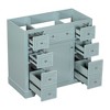 36'' Bathroom Vanity, Bathroom Sink Vanity With Adjustable Shelves, Drawer Divider, 6 Drawers - 3 of 4