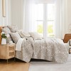 Southshore Fine Living, Ashanti Collection 5-Piece Quilt Set, Bone, Twin/Twin XL - image 3 of 4