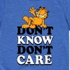 Boys' - Garfield - Don’t Know Don’t Care Short Sleeve Graphic T-Shirt - 2 of 4