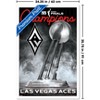 Trends International WNBA Las Vegas Aces - 2025 WNBA Finals Team Logo Framed Wall Poster Prints - 3 of 4
