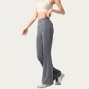 Anna-Kaci Active Women’s High Waist Flare Active Pants with Stretch Fabric Streamlined Contoured Fit and Full Length Silhouette - 3 of 4