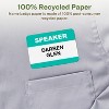 Avery EcoFriendly Recycled Name Tags, 2-1/3" x 3-3/8", White, Removable Adhesive, 160 Printable Name Badges (42395) - 3 of 4