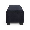 NicBex Ottoman with Storage Bench Storage Organizer in Textured Fabric Hinged Lid for Seating Hidden Storage for Entryway Bedroom - 3 of 4