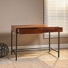 VYNXARIA Multi-Functional Desk with Drawers - The Ideal Choice for Work and Study£¬Brown - 3 of 4